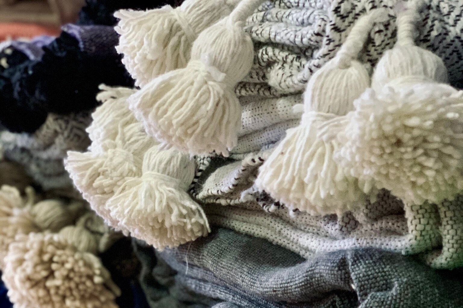 Loom Woven Pillows and Blankets